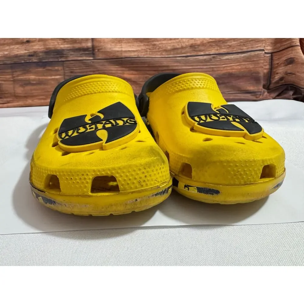 Classic Crocs Wu-Tang Clan Kids Size J1 Yellow Black Clog